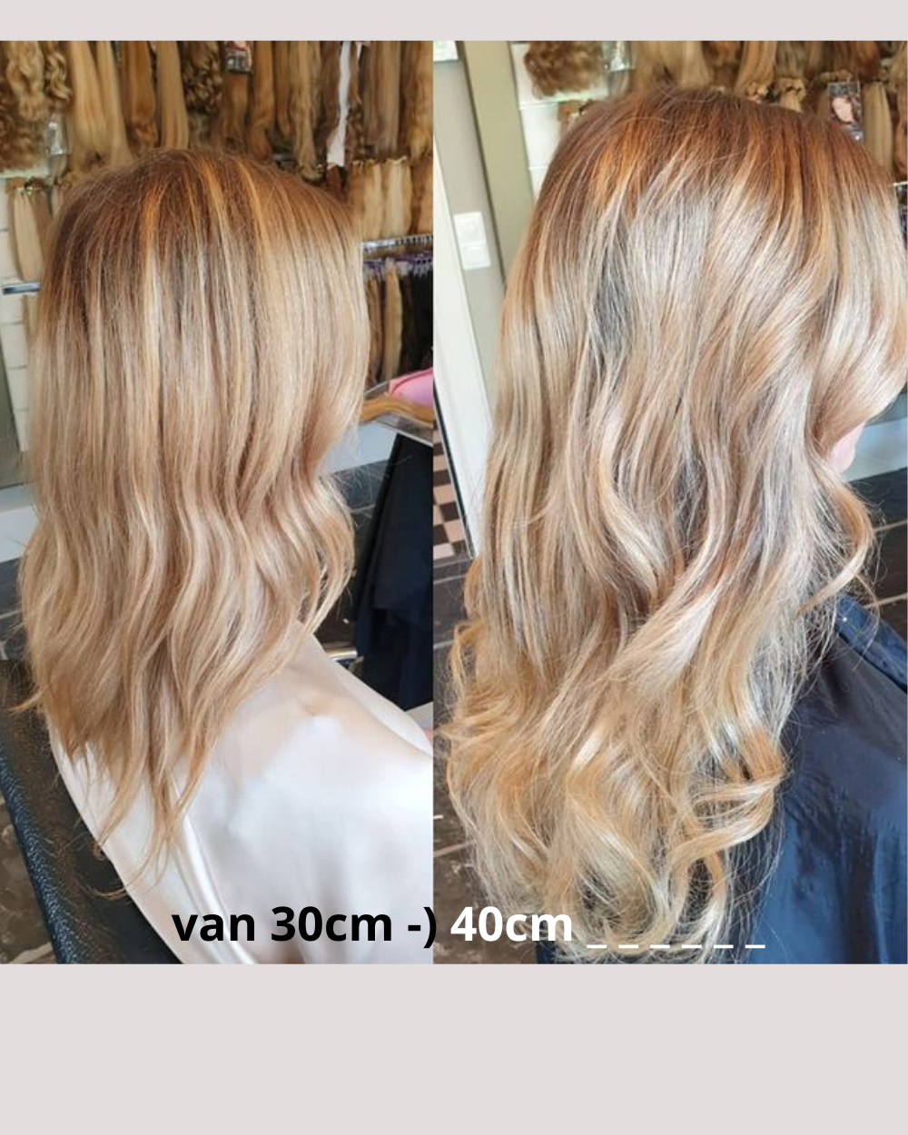 gallery image Keratine hairextensions 40cm