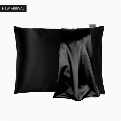 mohi satin pillow case black 3337175